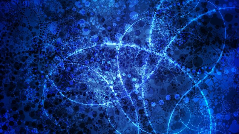 Blue Abstract Pattern — Dynamic