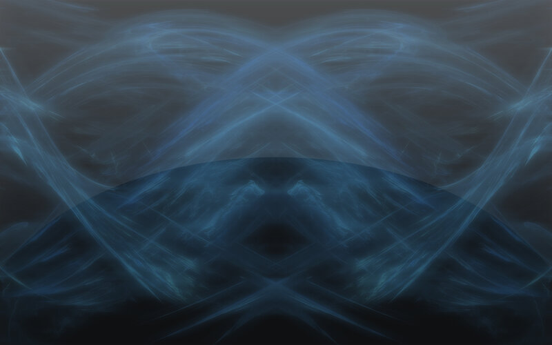 Blue Abstract Pattern — Serene