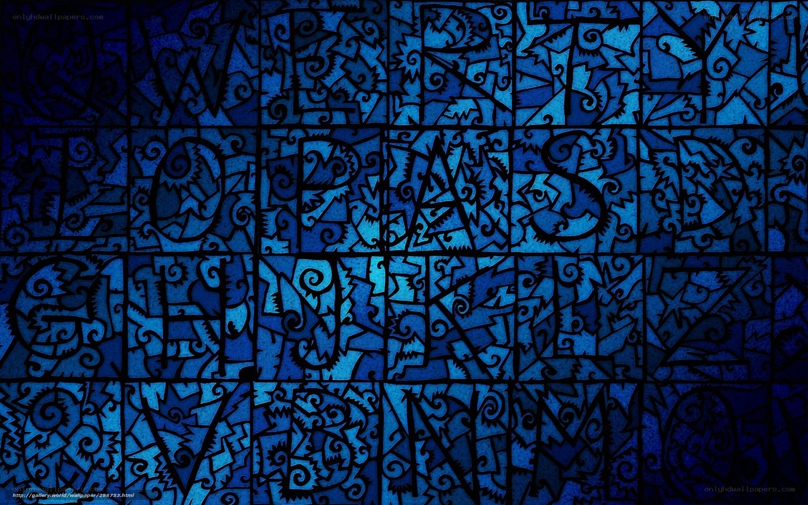 blue abstract pattern wallpaper