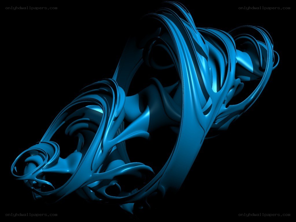 blue abstract sculpture