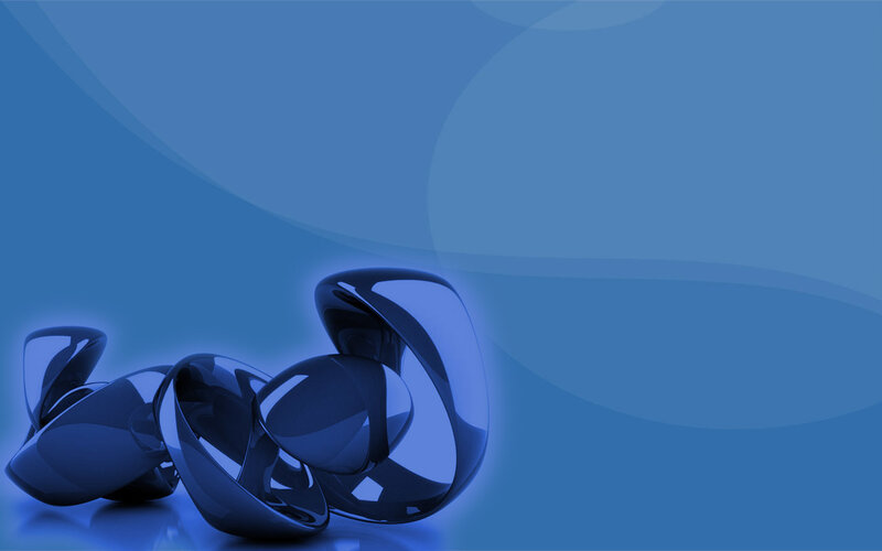 Blue Abstract Sculpture — Calm
