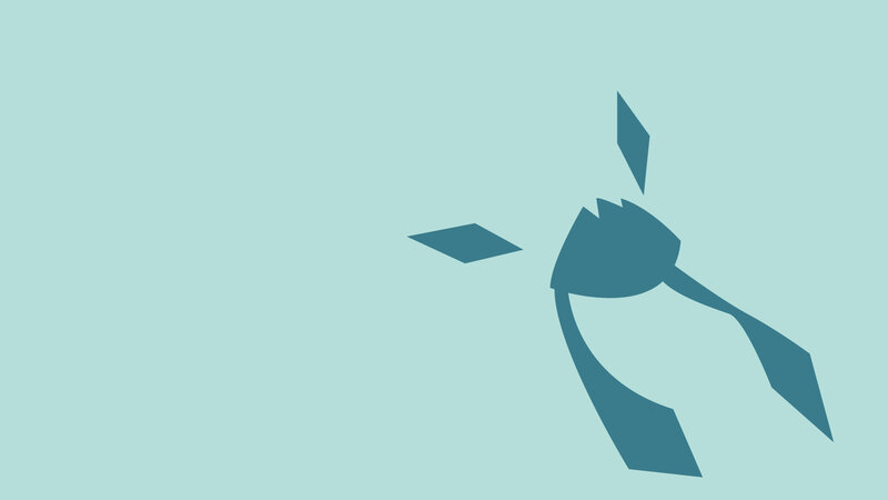 Blue Abstract Shape — Teal