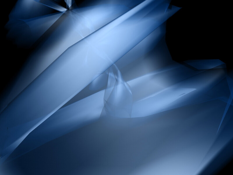 Blue Abstract Shapes — Dramatic, Light