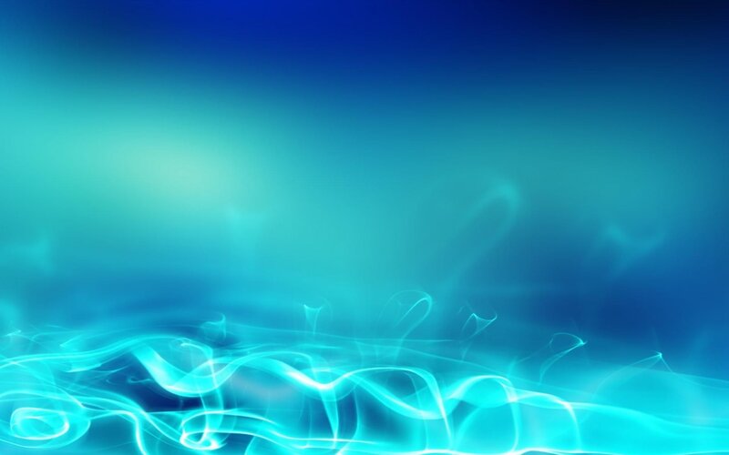 blue abstract smoke waves