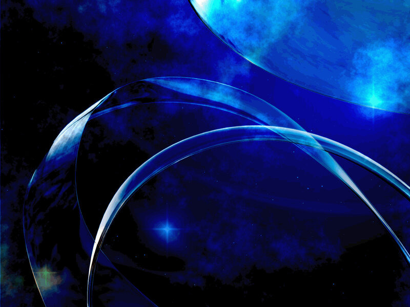 Blue abstract space design