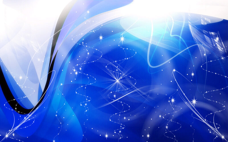 blue abstract sparkles background