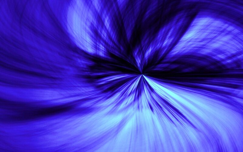 blue abstract spiral motion