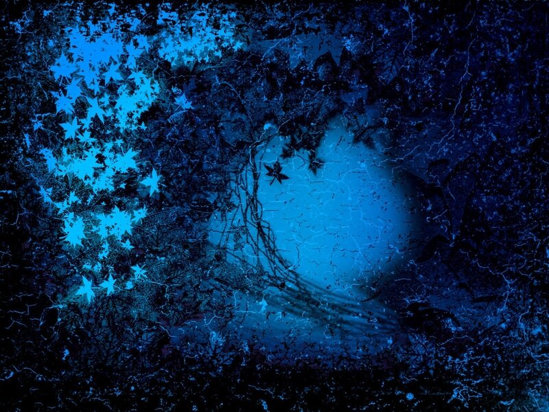 blue abstract starry background