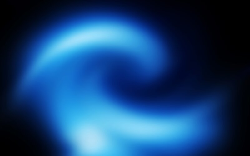 blue abstract swirl
