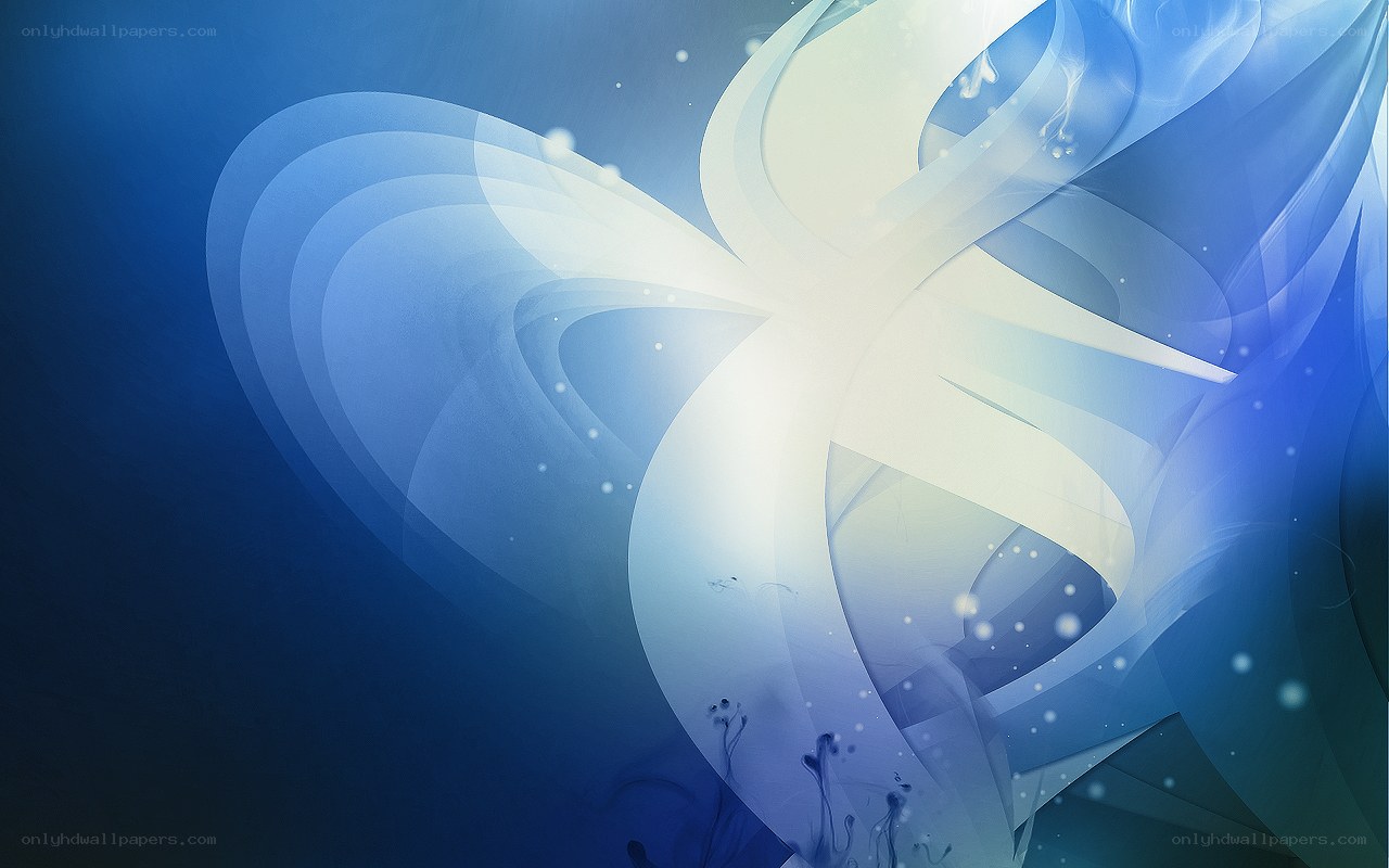 blue abstract swirl design