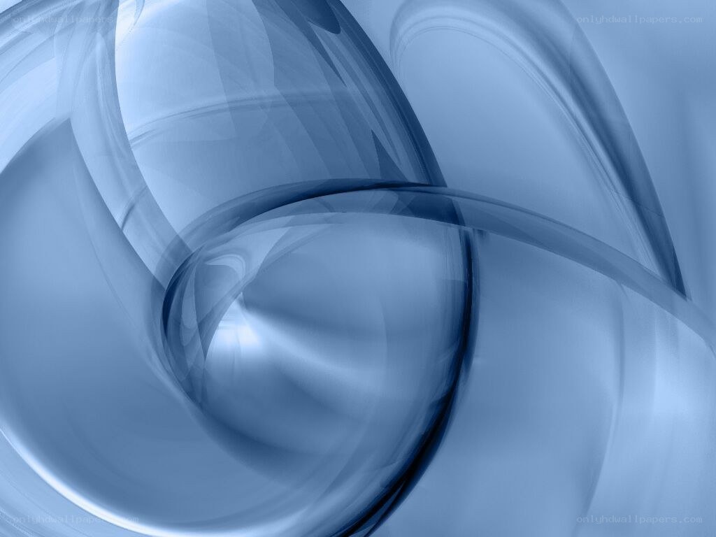 Blue abstract swirl design