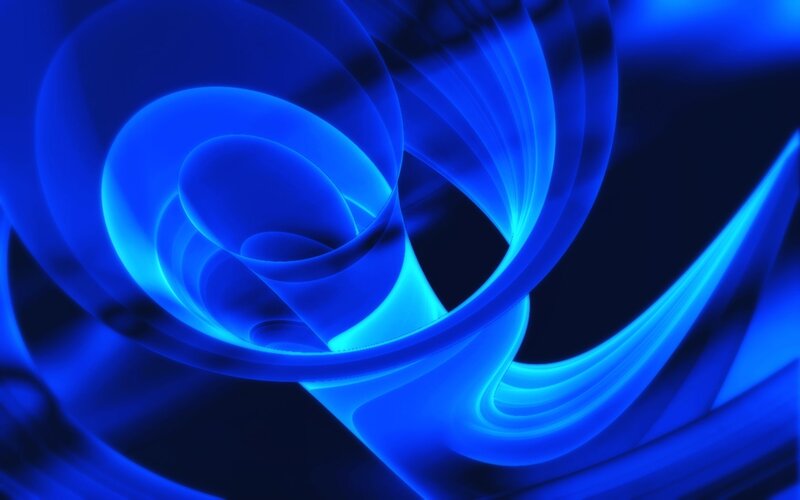 Blue abstract swirl pattern