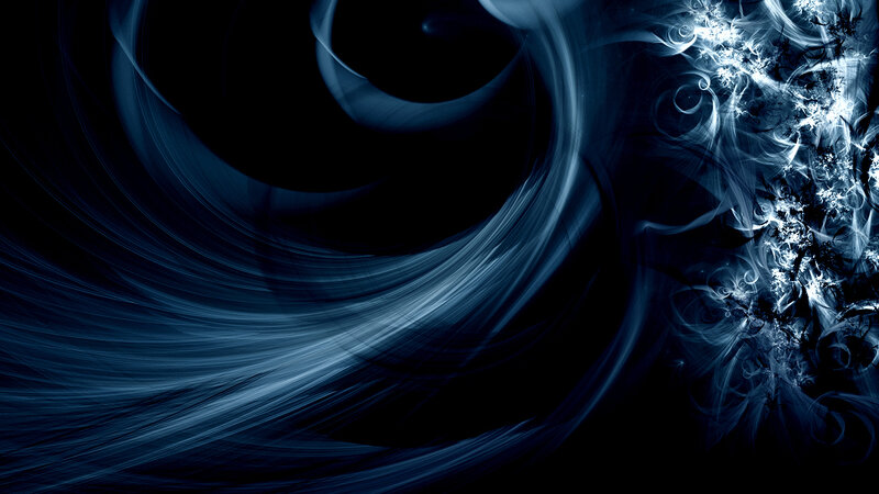 Blue abstract swirl pattern