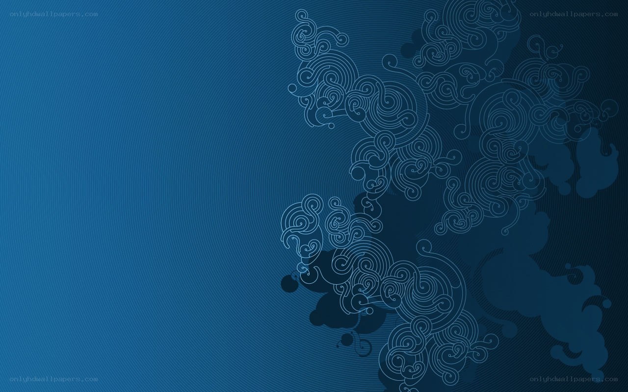 blue abstract swirl pattern