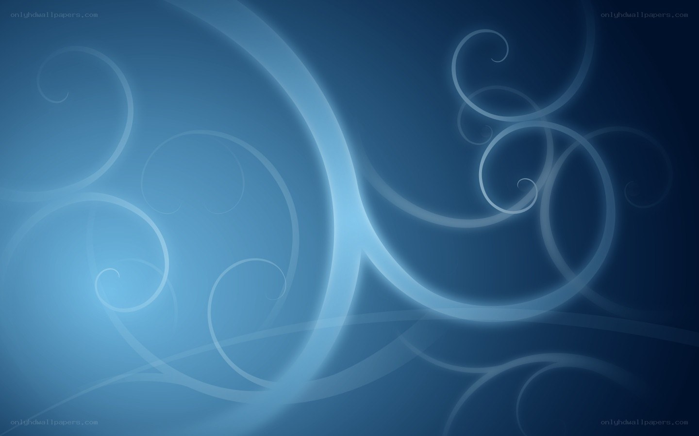 blue abstract swirls