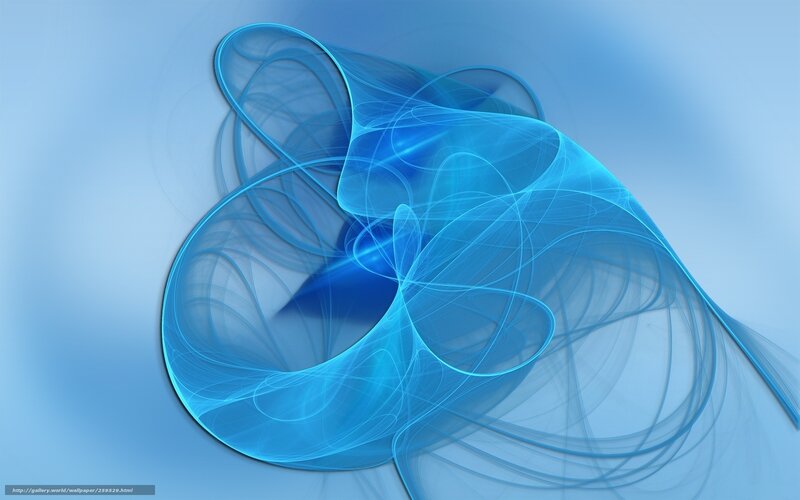 Blue Abstract Swirls — Calm, Lines