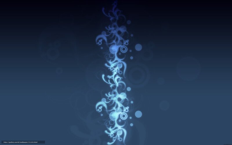 Blue Abstract Swirls — Calm
