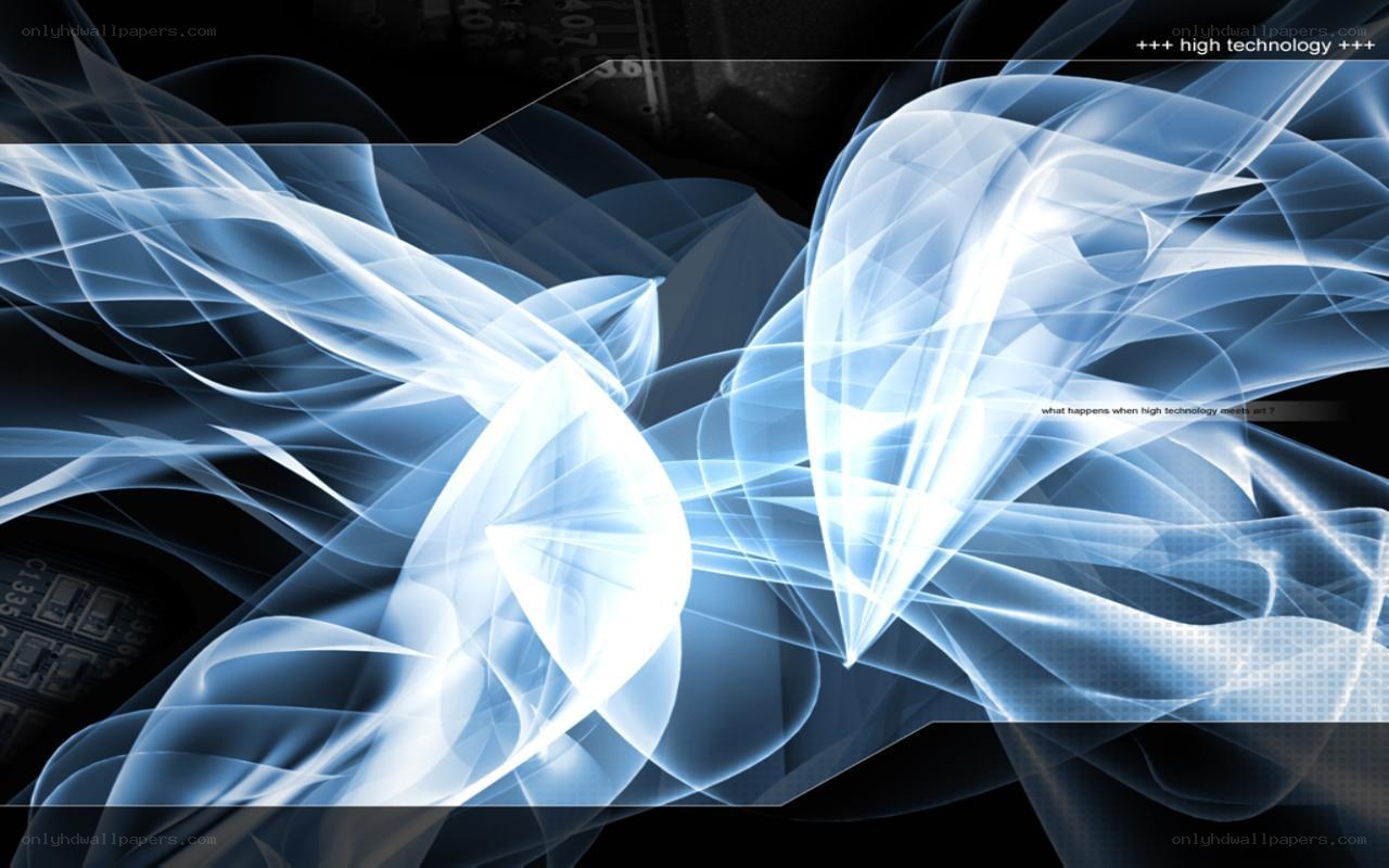 blue abstract technology art