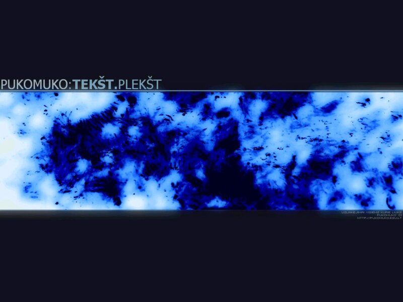 Blue abstract text background