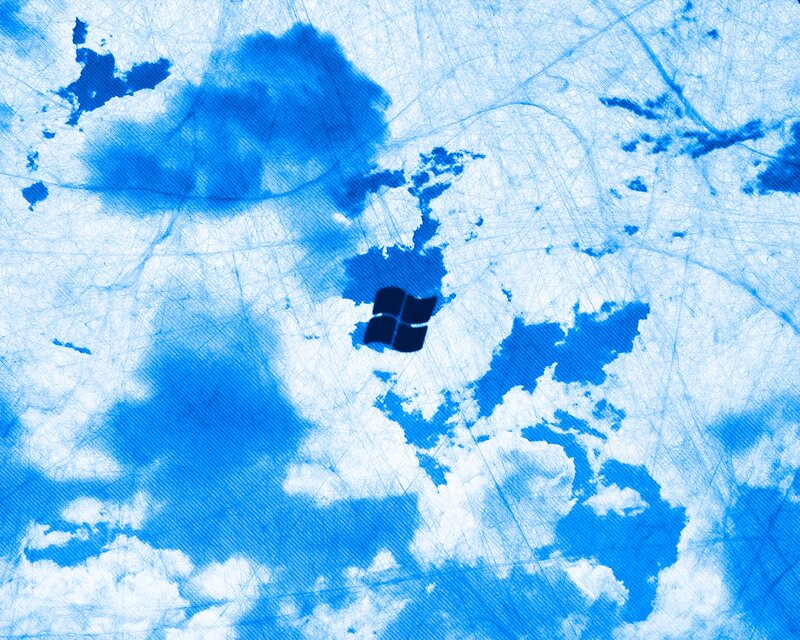 blue abstract texture with logo