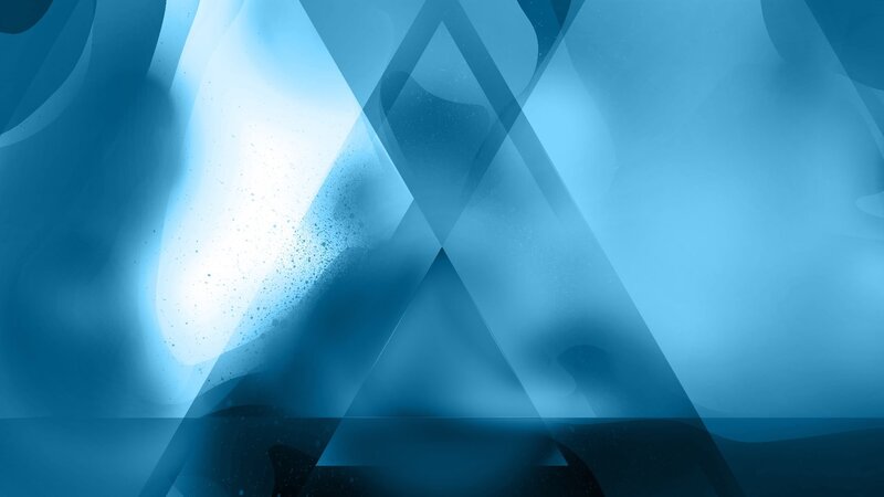 Blue Abstract Triangles