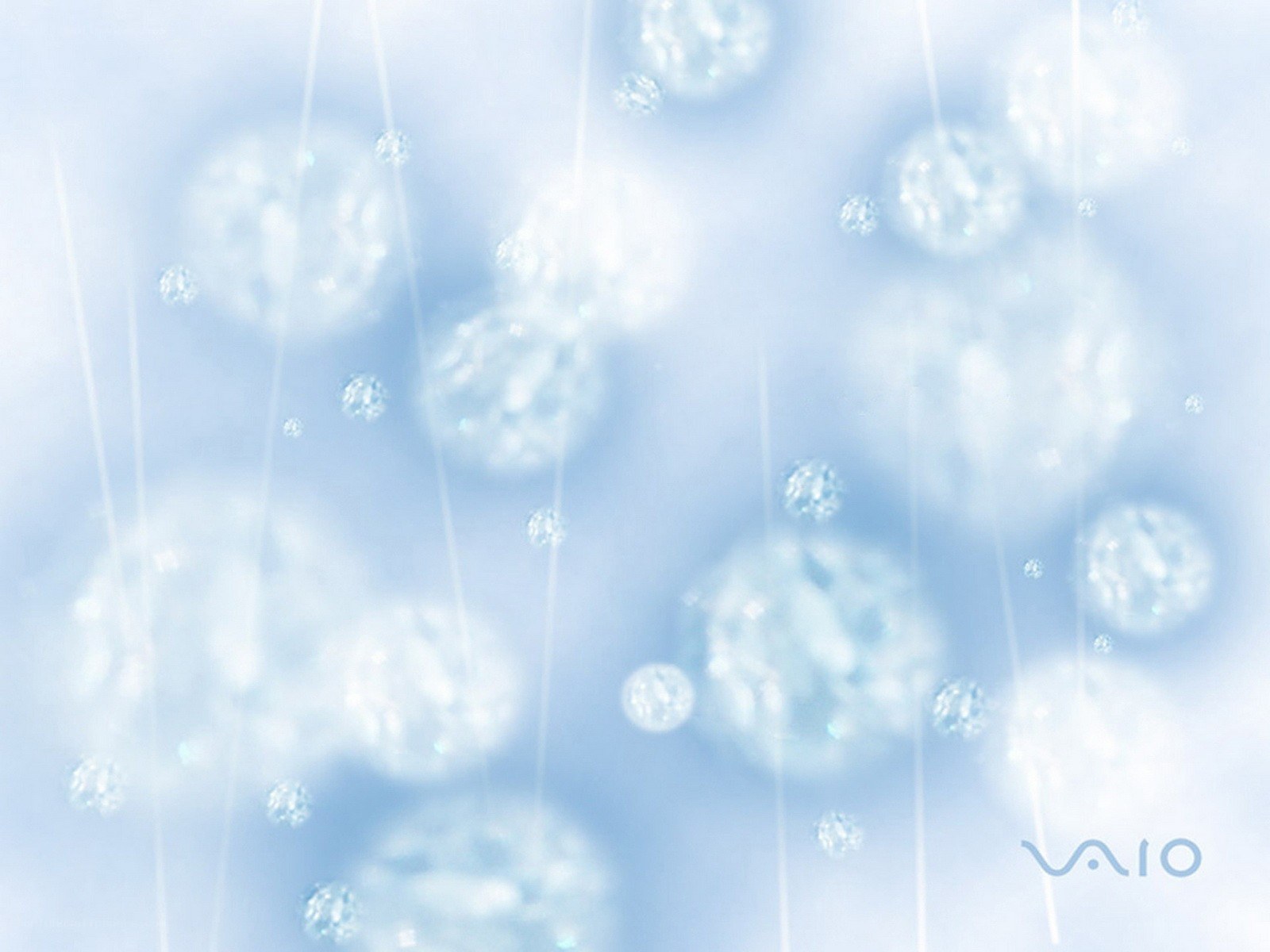 blue abstract water droplets