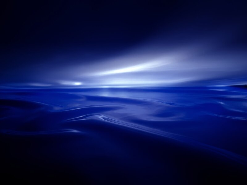 Blue abstract water surface