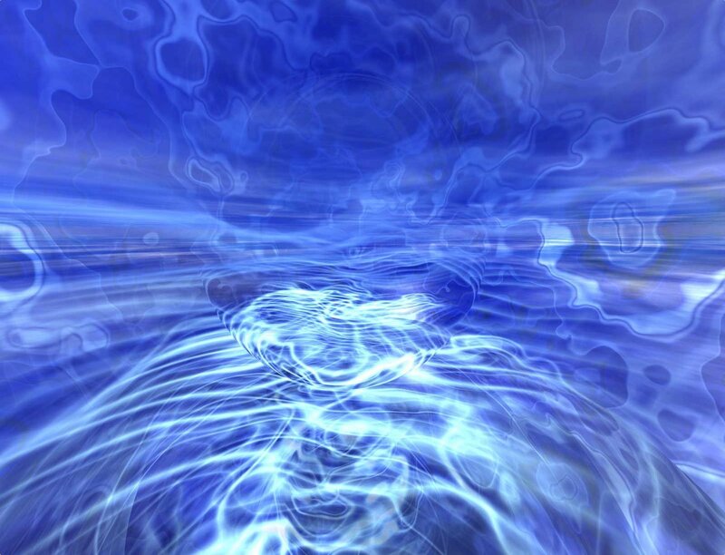 blue abstract water waves