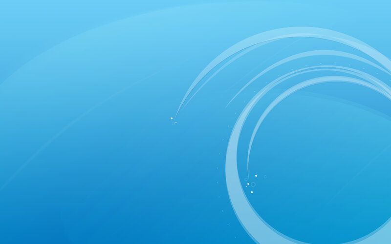 Blue Abstract Wave — Calm, Curves