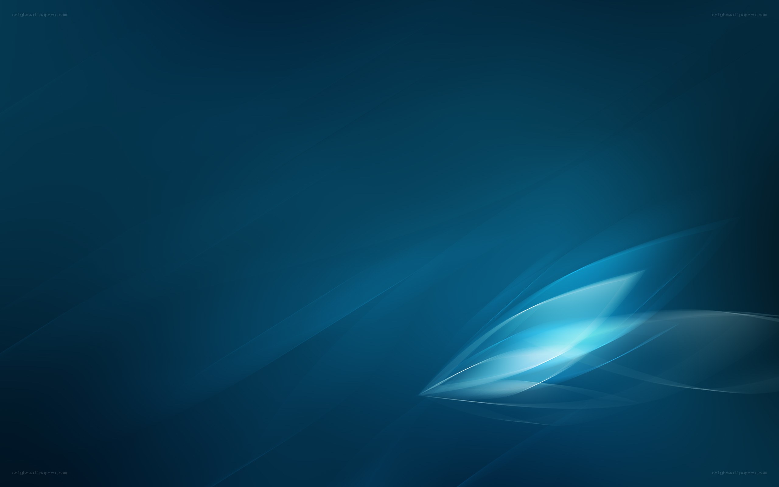blue abstract wave design