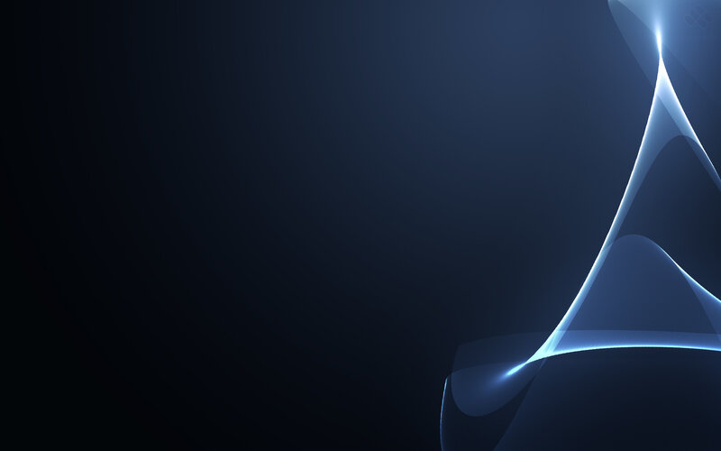blue abstract wave design