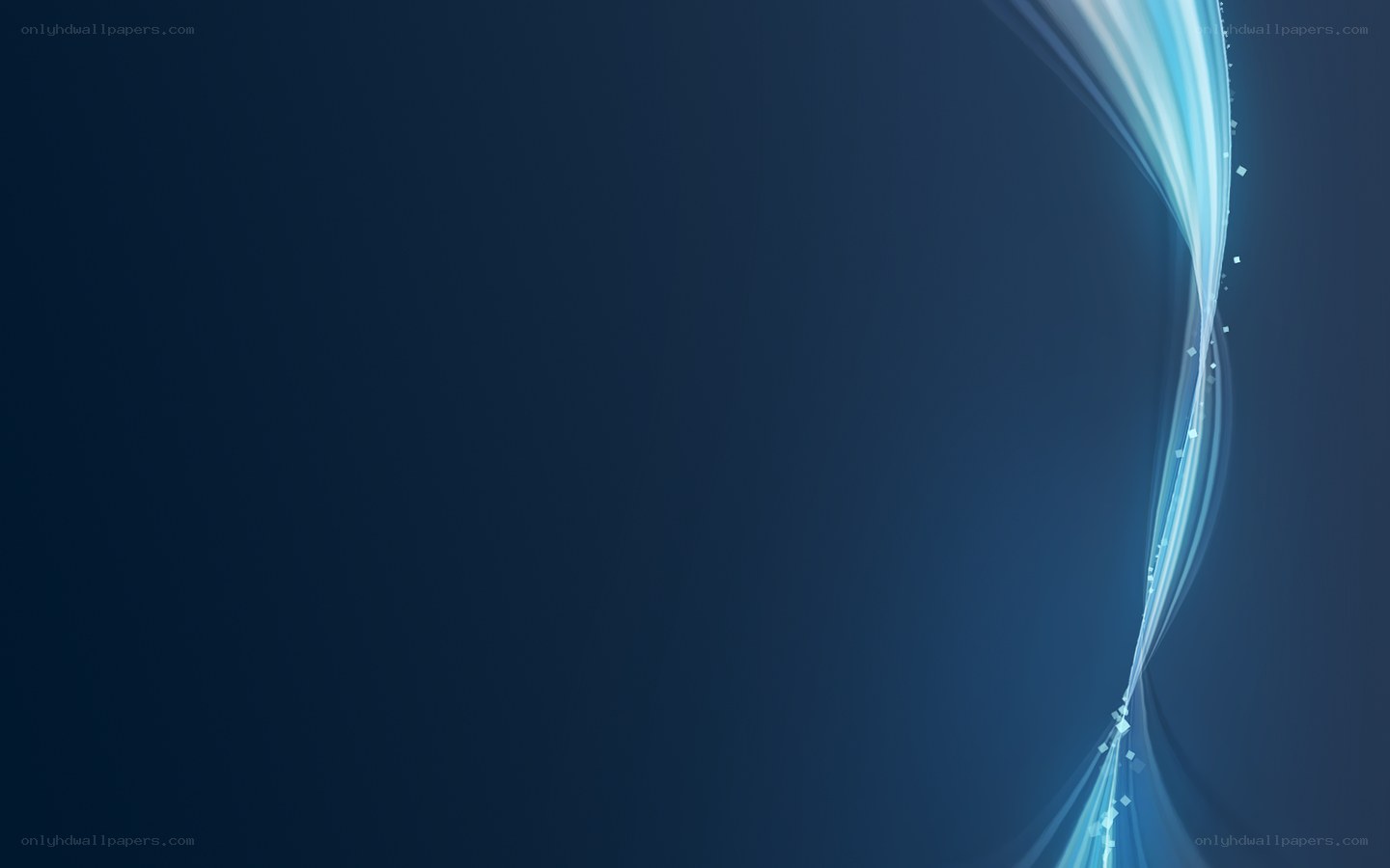 blue abstract wave design