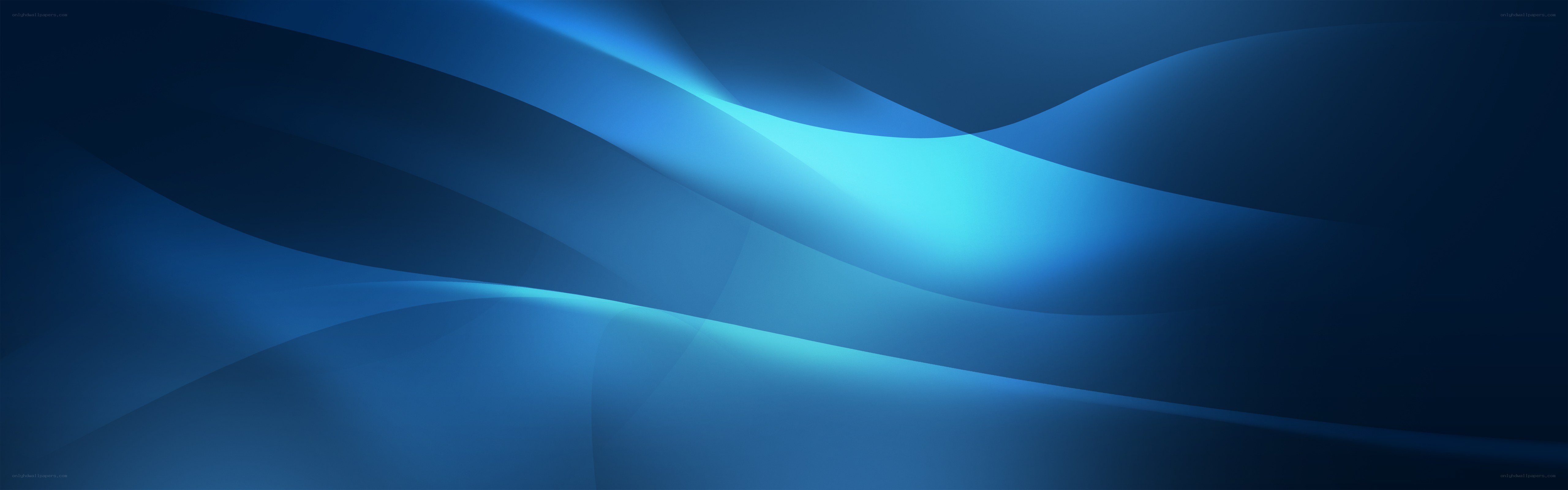 blue abstract wave design