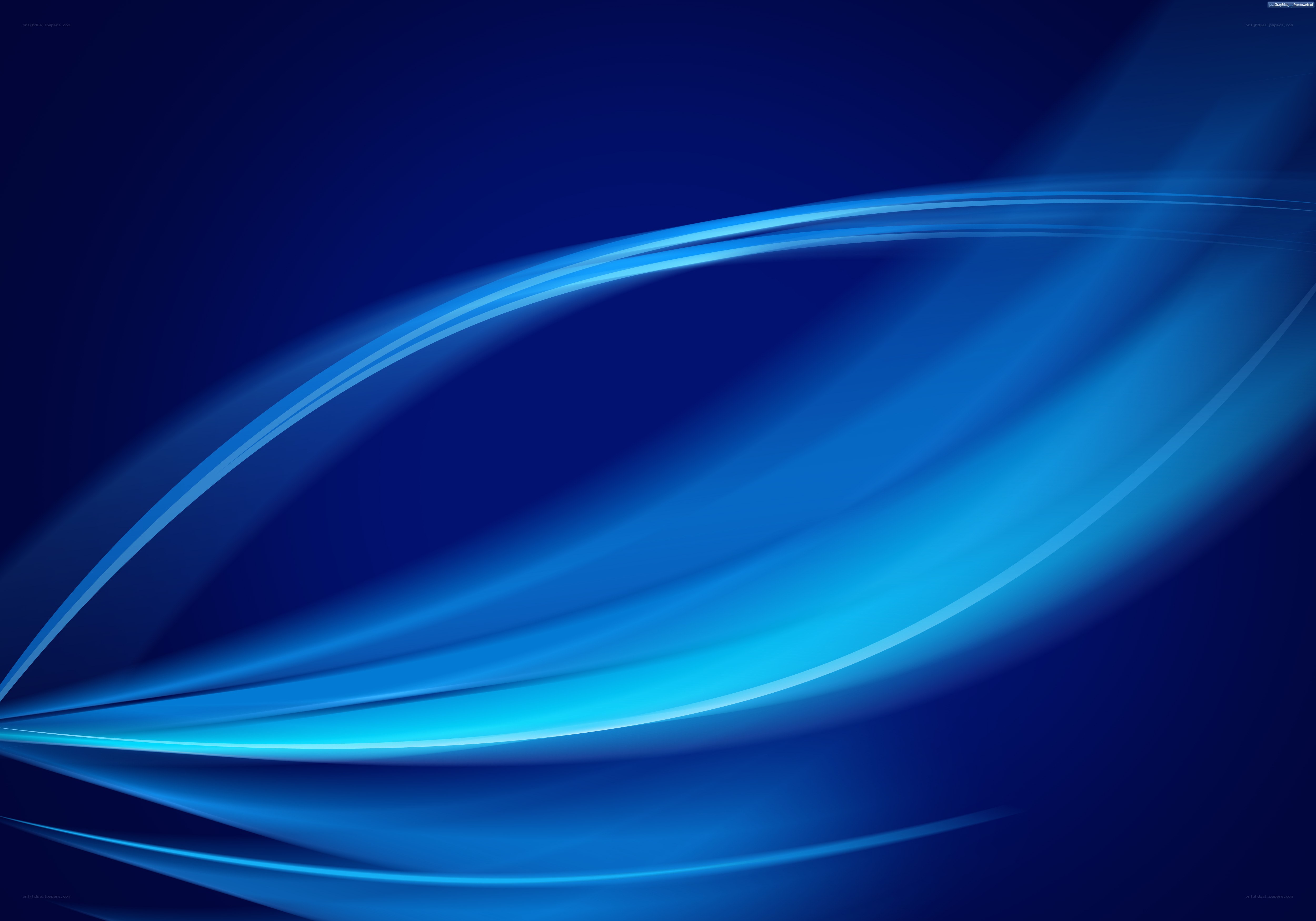 Blue abstract wave design