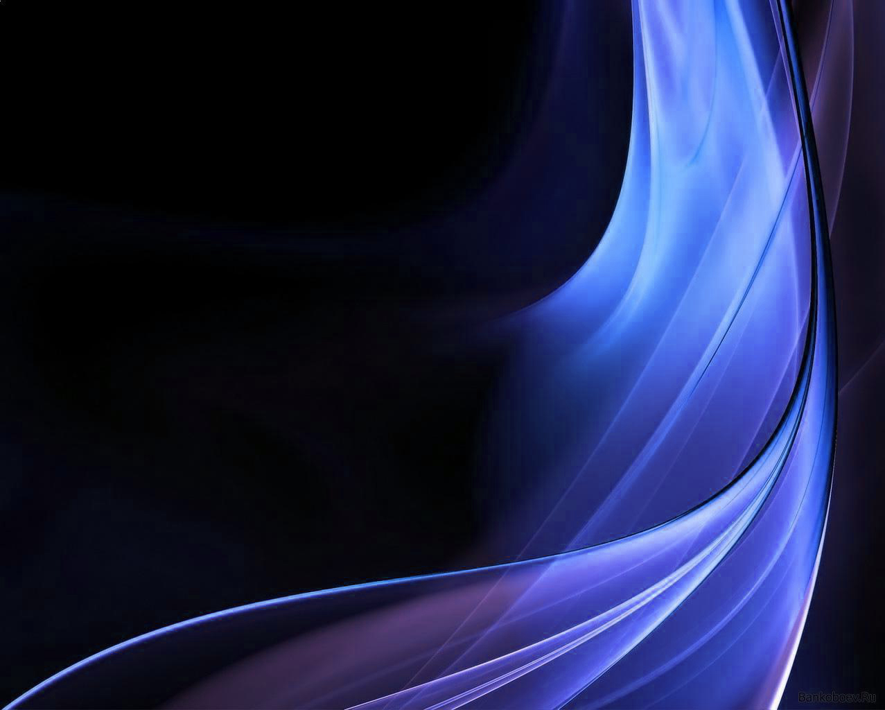 Blue abstract wave design