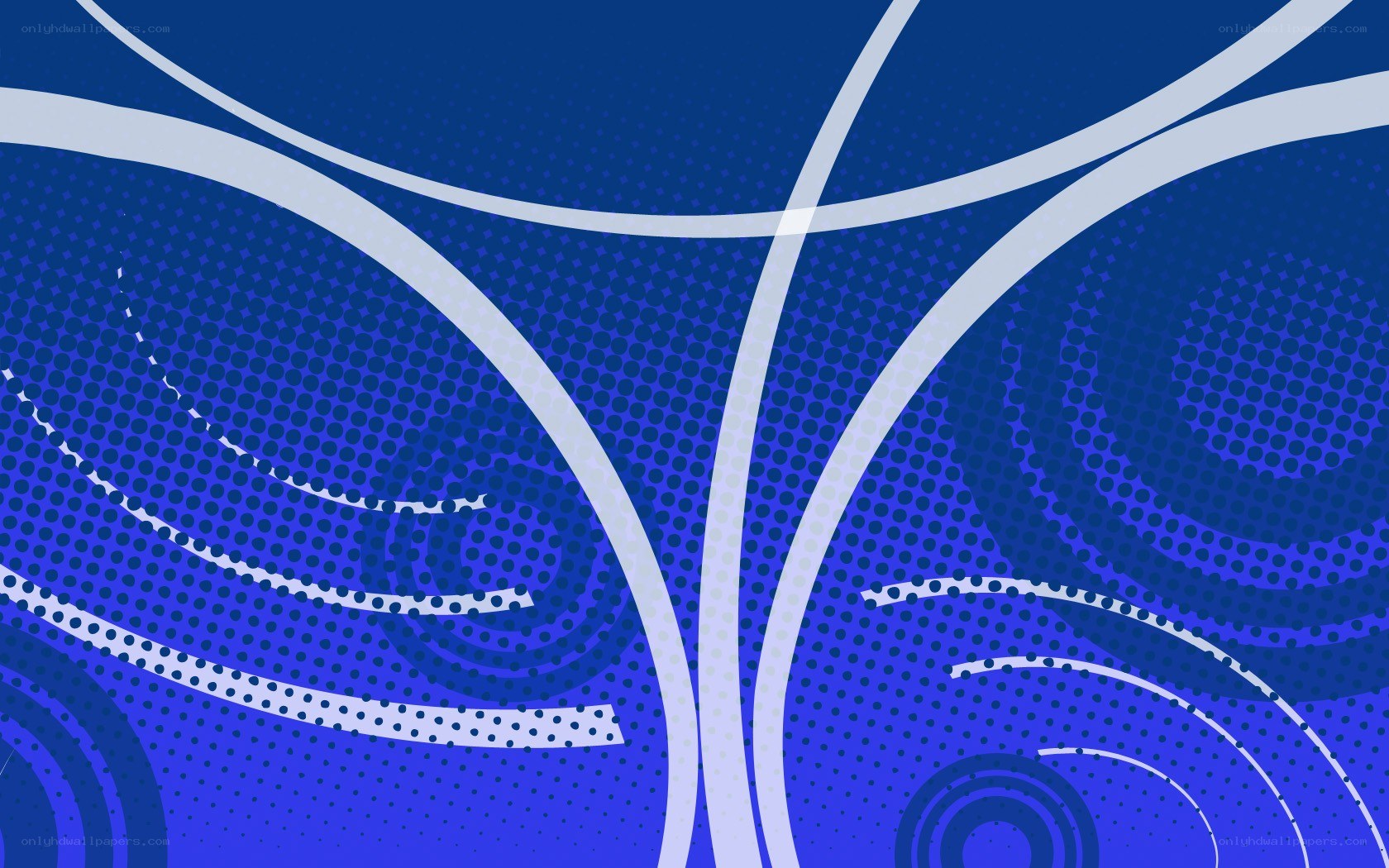 blue abstract wave design