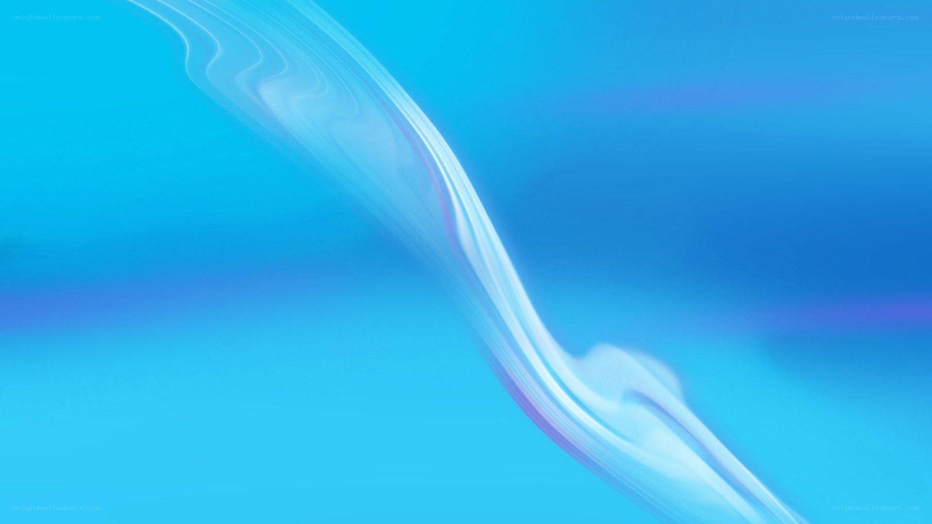 Blue abstract wave design