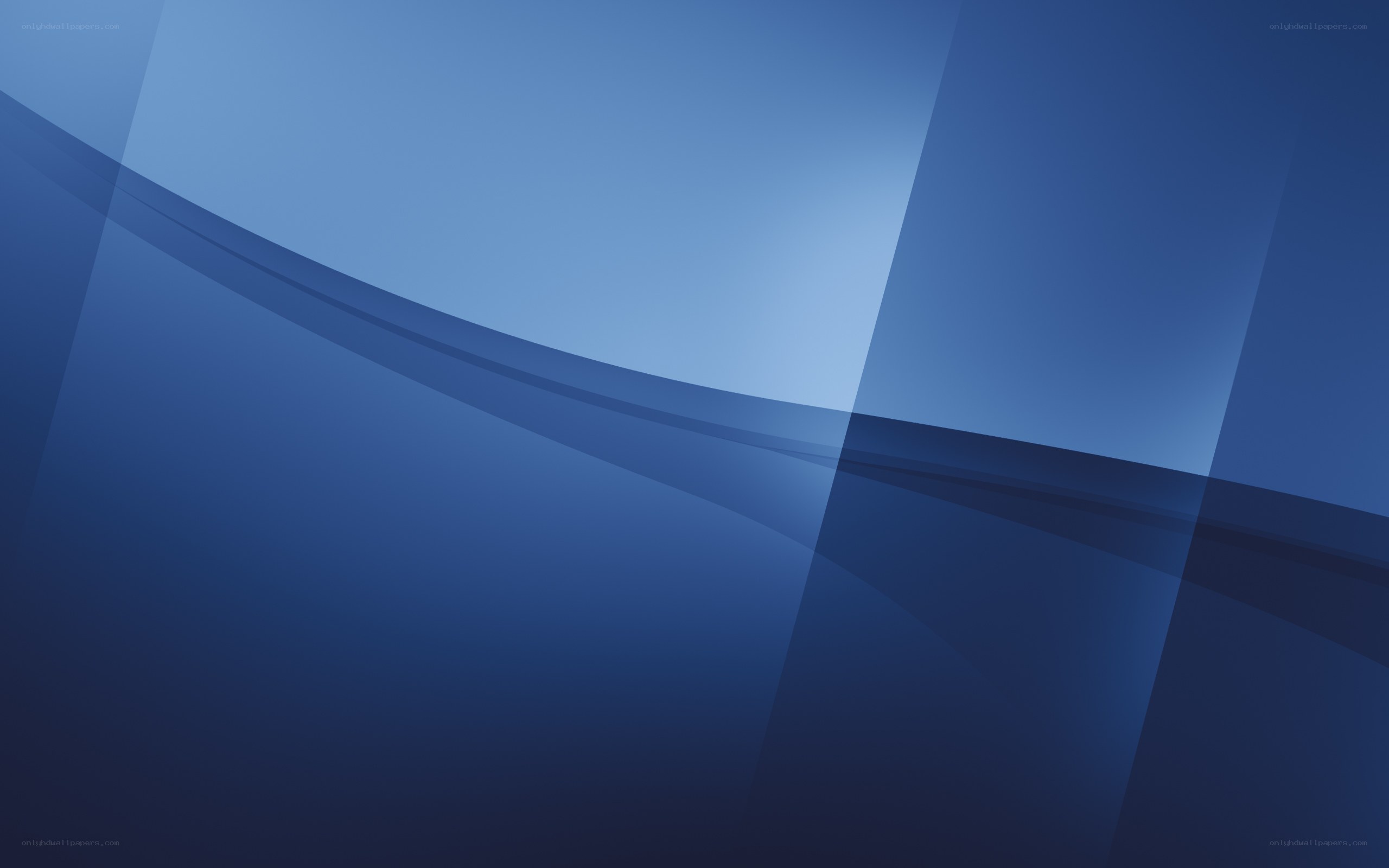 blue abstract wave design