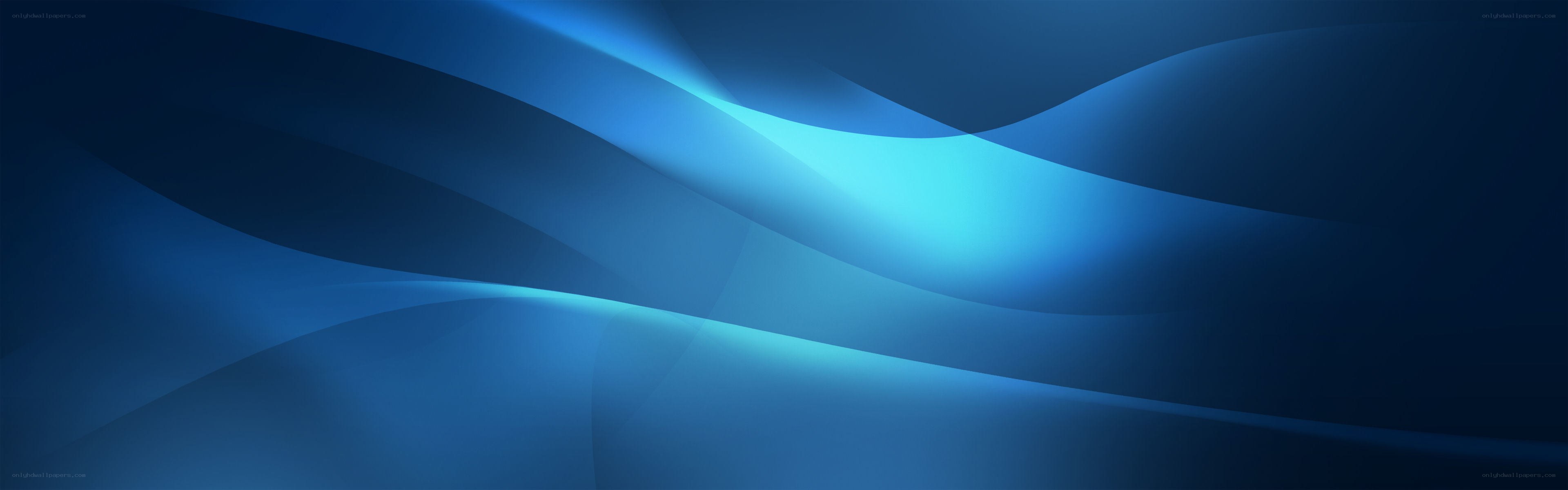 blue abstract wave design