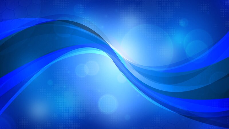 blue abstract wave design