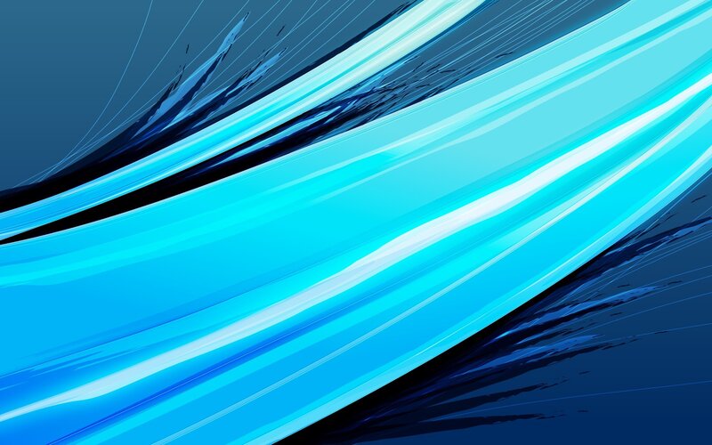 blue abstract wave design