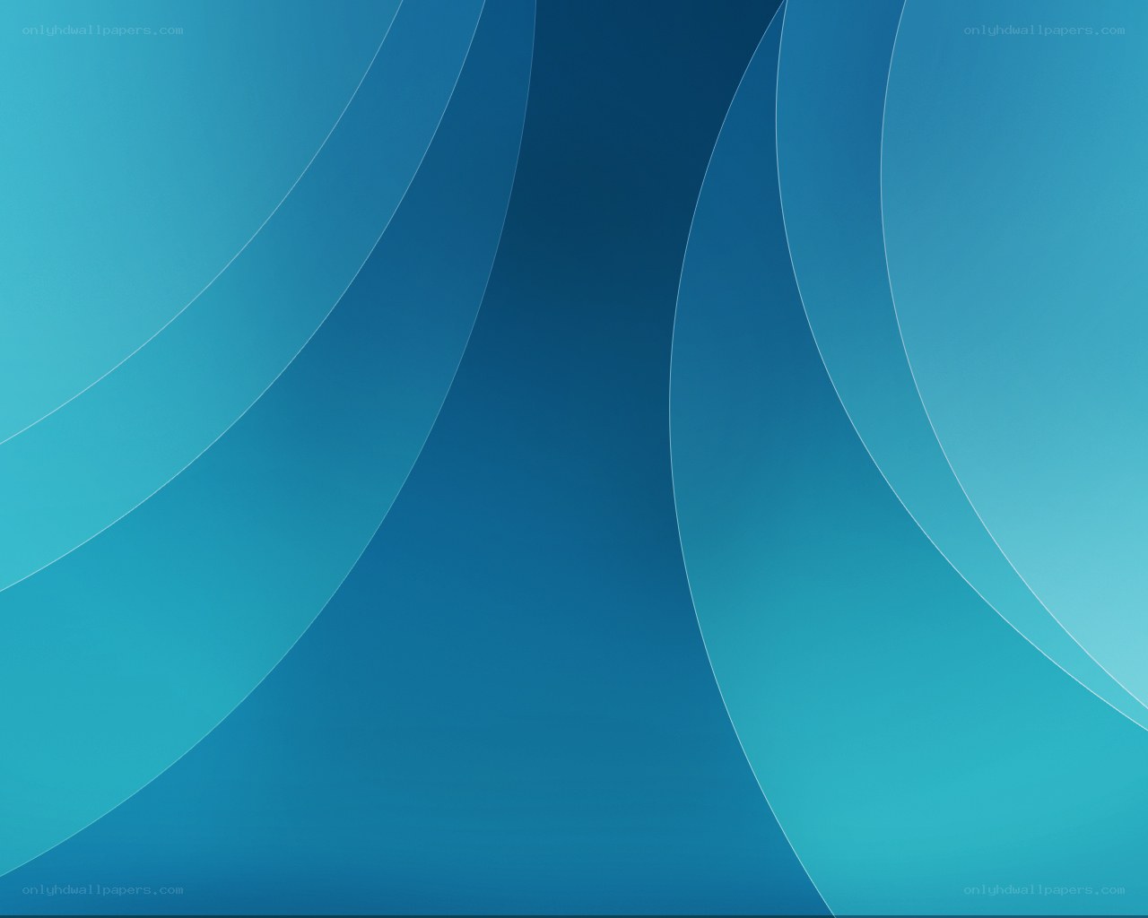 blue abstract wave design