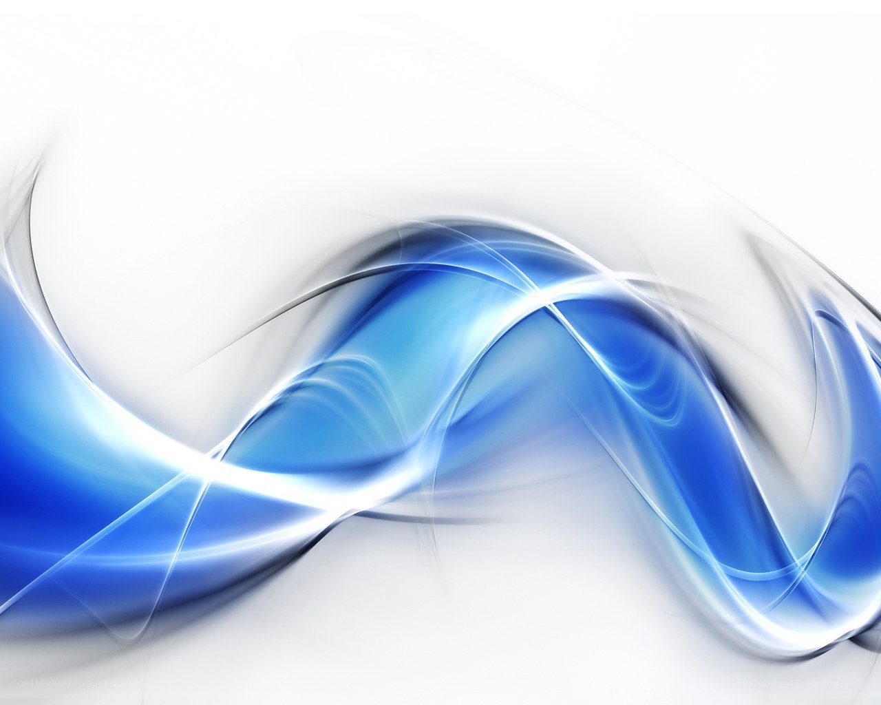 Blue abstract wave design