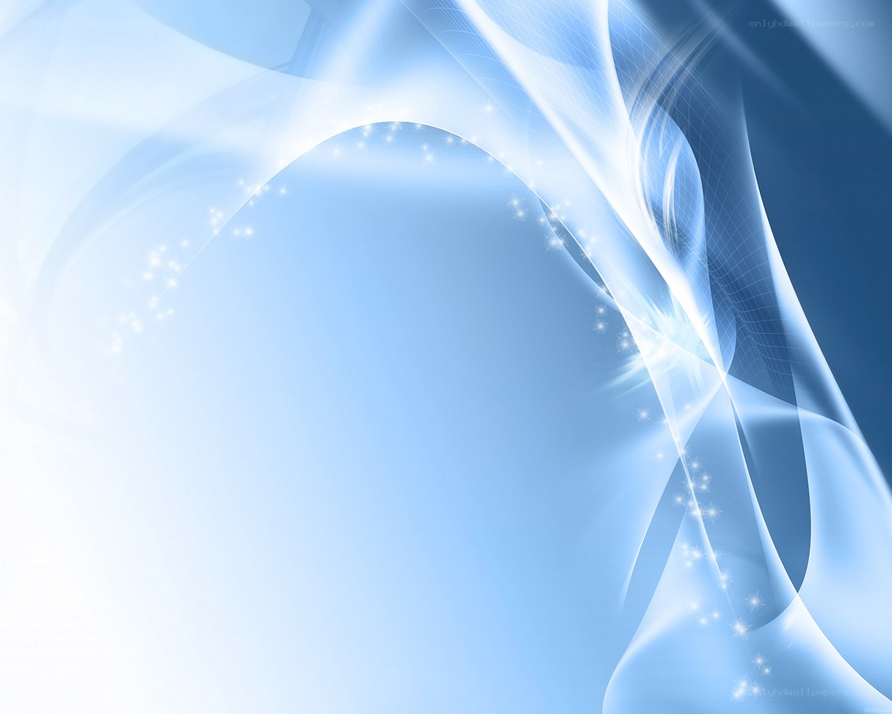 blue abstract wave design