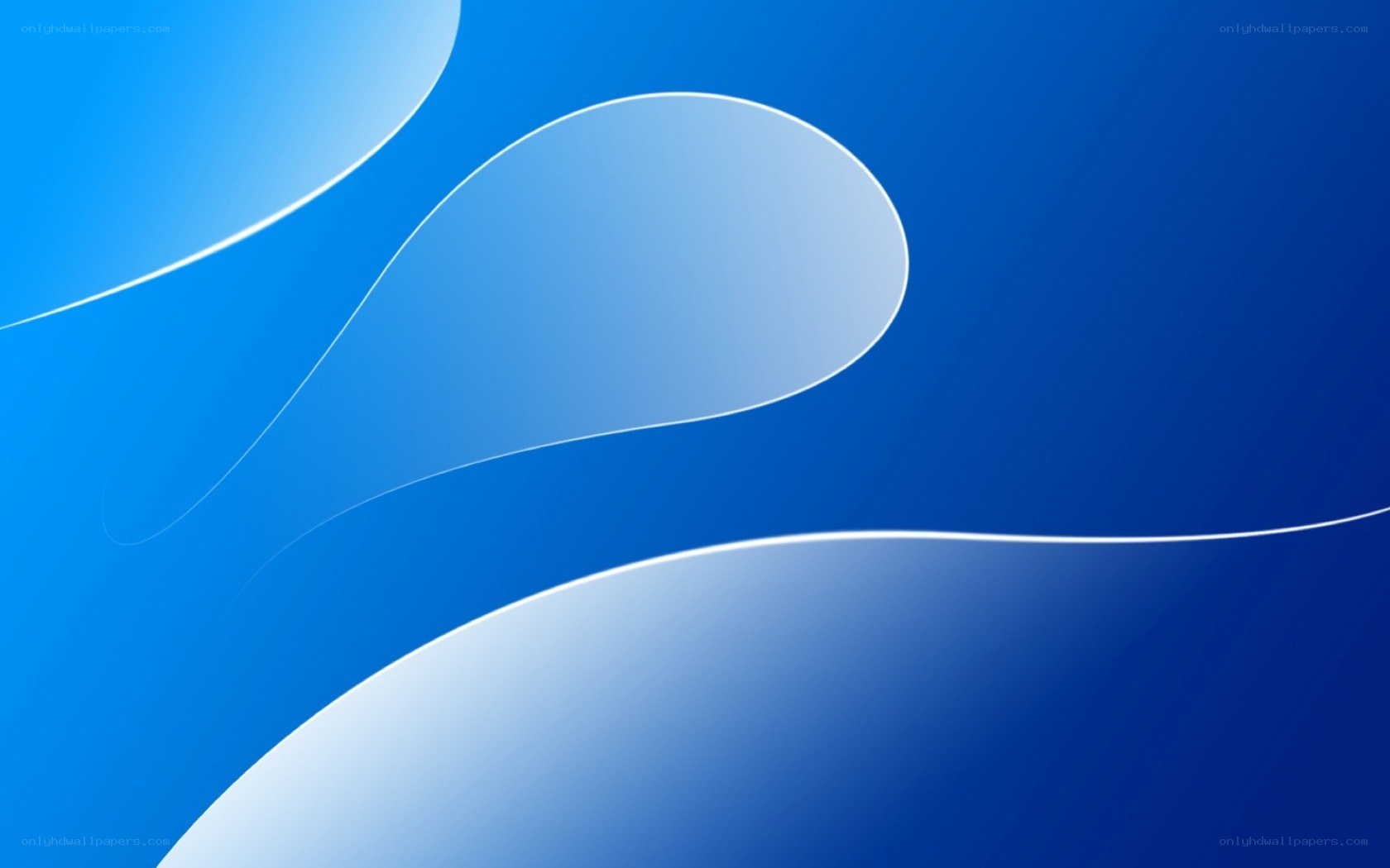 Blue abstract wave design