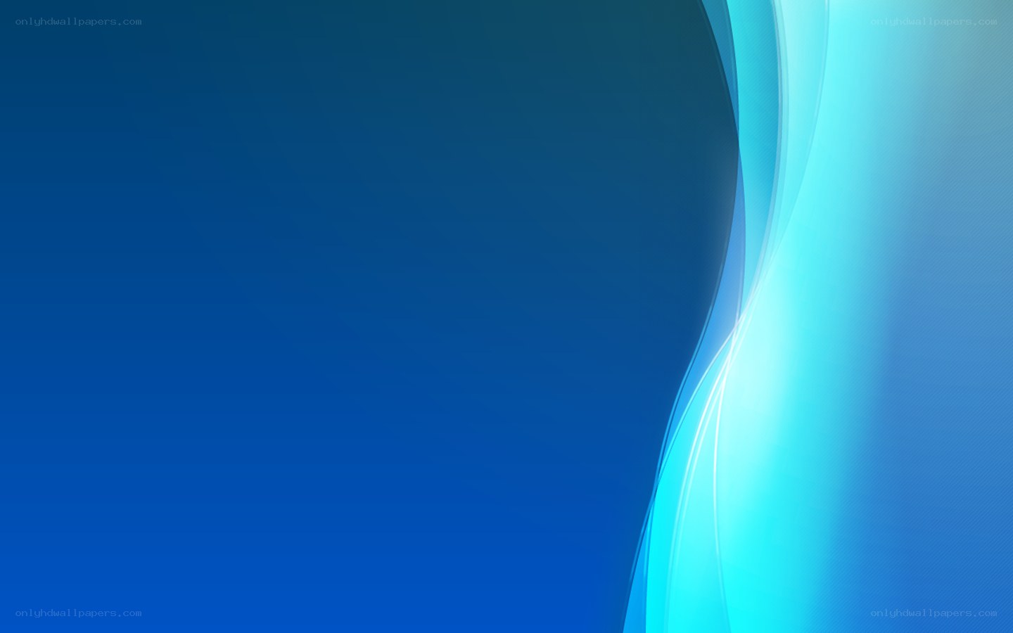 blue abstract wave design