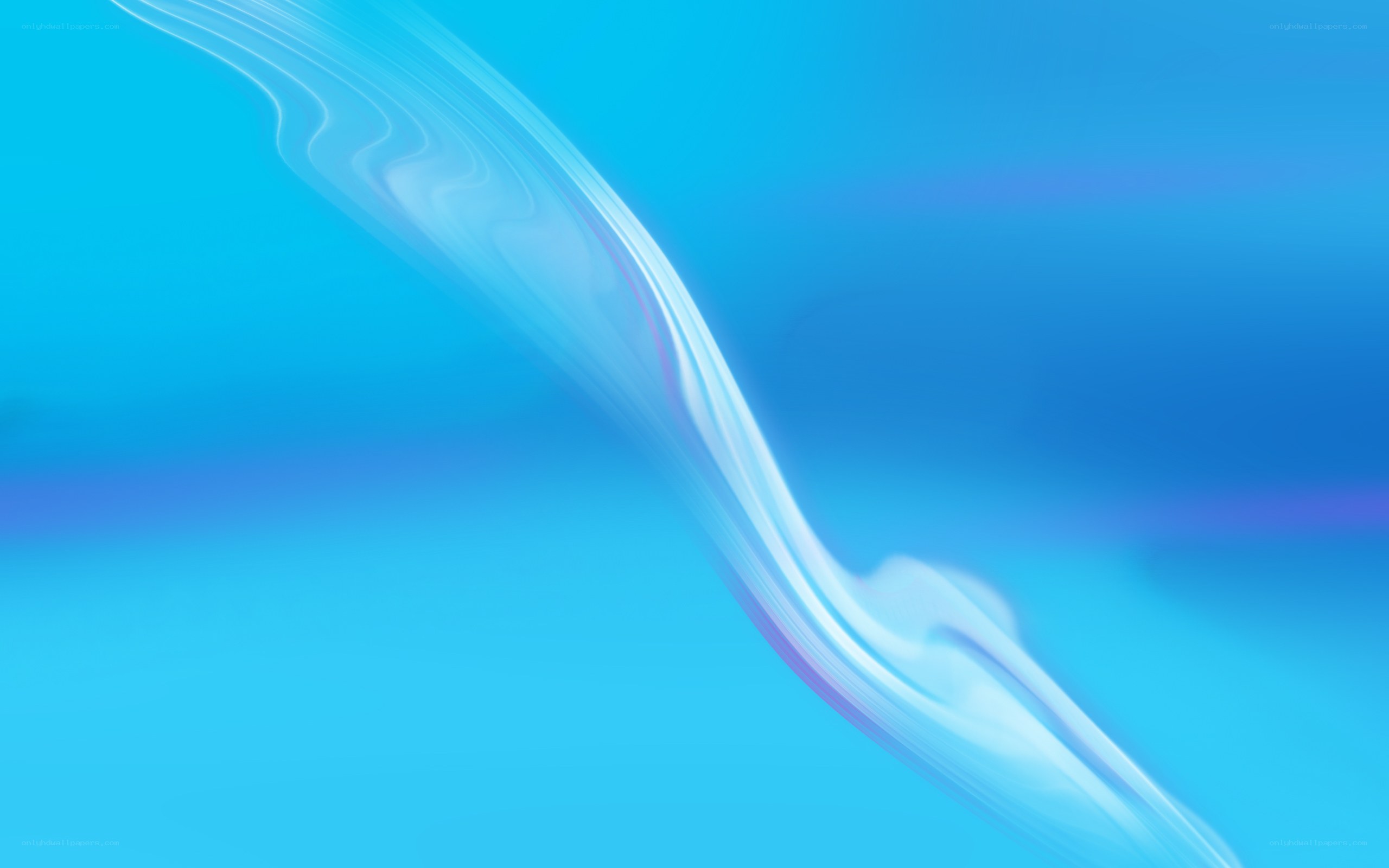blue abstract wave design