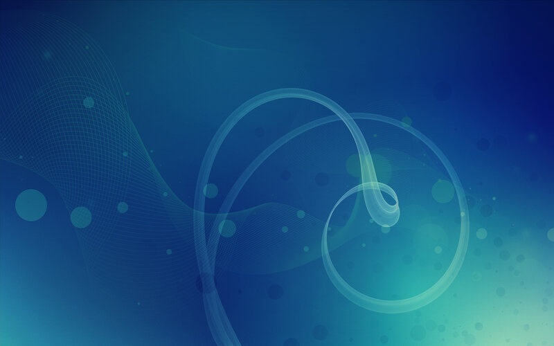 blue abstract wave design
