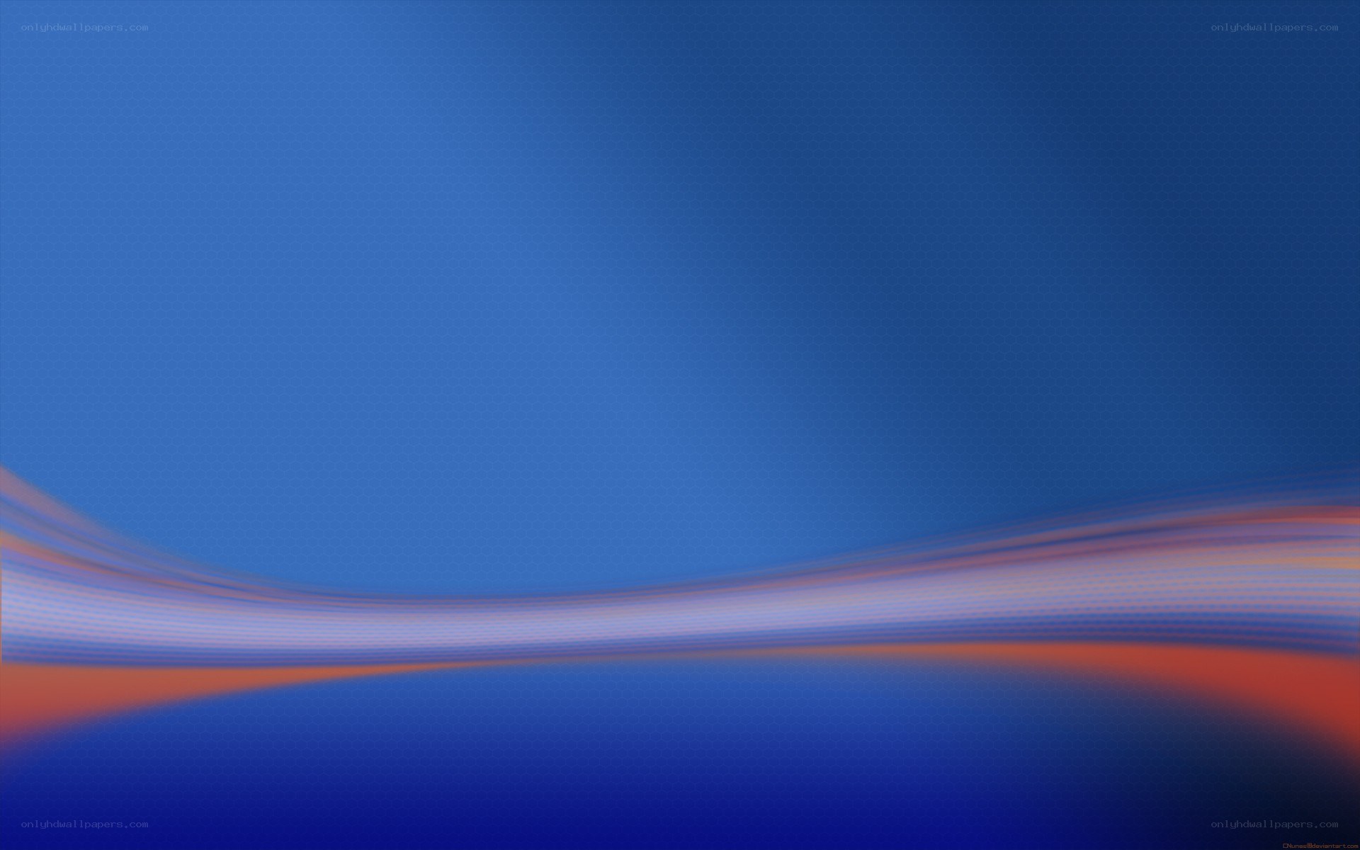 blue abstract wave design
