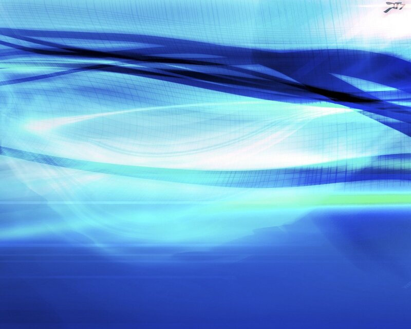 Blue abstract wave design